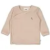 Feetje Babykleding Overslagshirt Rib Honey Bear Zand