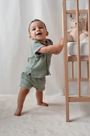 Feetje Babykleding Blouse Mousseline Summer Woven Zeegroen Feetje Babykleding Blouse Mousseline Summer Woven Zeegroen