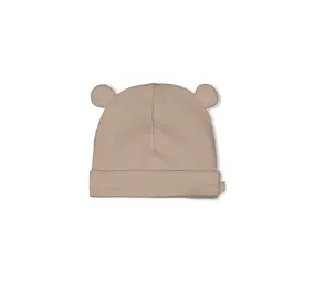 Feetje Babykleding Mutsje Rib Honey Bear Zand Feetje Babykleding Mutsje Rib Honey Bear Zand