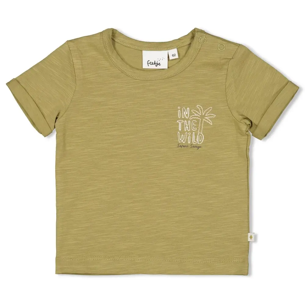 Feetje Babykleding Shirt Safari Savage Groen