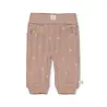 Feetje Babykleding Broek Pointelle Rib Delicate Flower Taupe