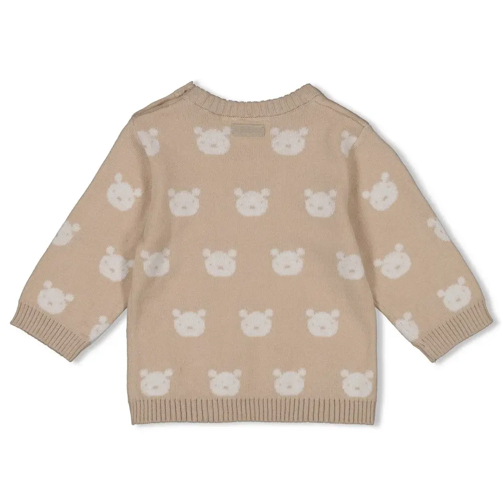 Feetje Babykleding Sweater Gebreid The Knits Zand Melange