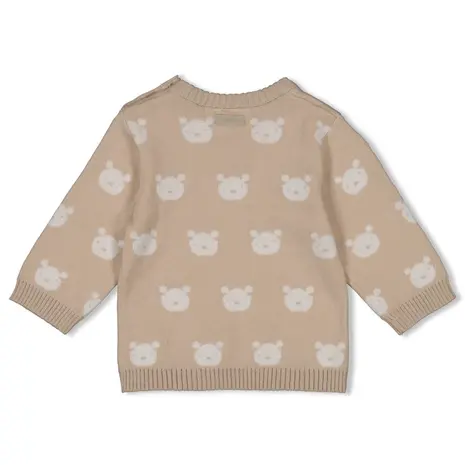 Feetje Babykleding Sweater Gebreid The Knits Zand Melange