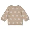 Feetje Babykleding Sweater Gebreid The Knits Zand Melange