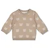 Feetje Babykleding Sweater Gebreid The Knits Zand Melange