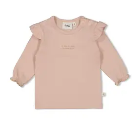 Feetje Babykleding Longsleeve Delicate Flower Lichtroze