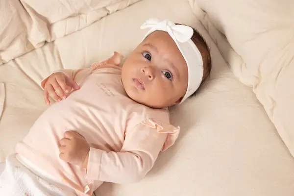 Feetje Babykleding Longsleeve Delicate Flower Lichtroze