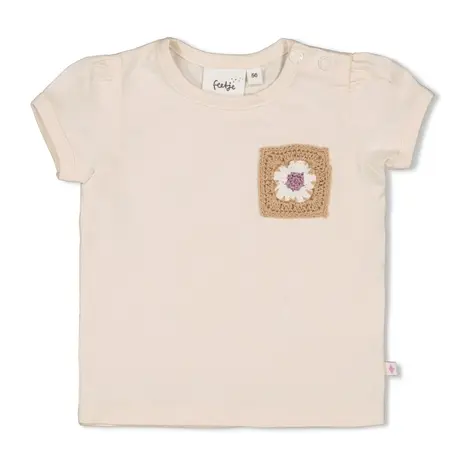Feetje Babykleding Shirt Zakje Flower Ranch Offwhite