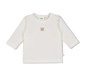 Feetje Babykleding Longsleeve Embroidery Beer The Knits Offwhite
