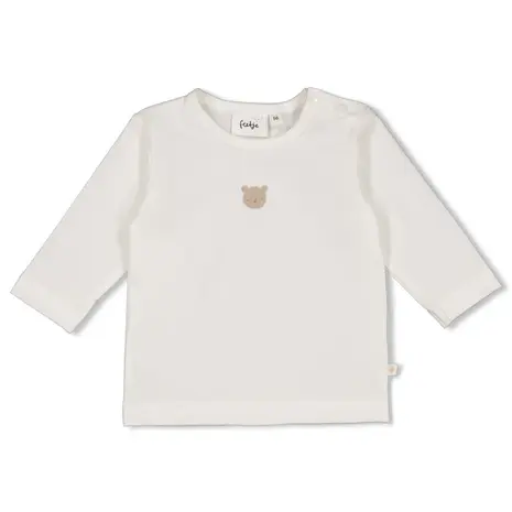 Feetje Babykleding Longsleeve Embroidery Beer The Knits Offwhite
