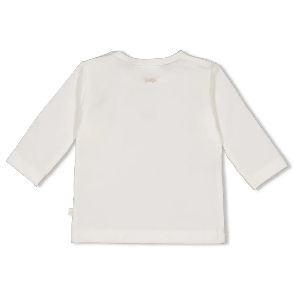 Feetje Babykleding Longsleeve Embroidery Beer The Knits Offwhite