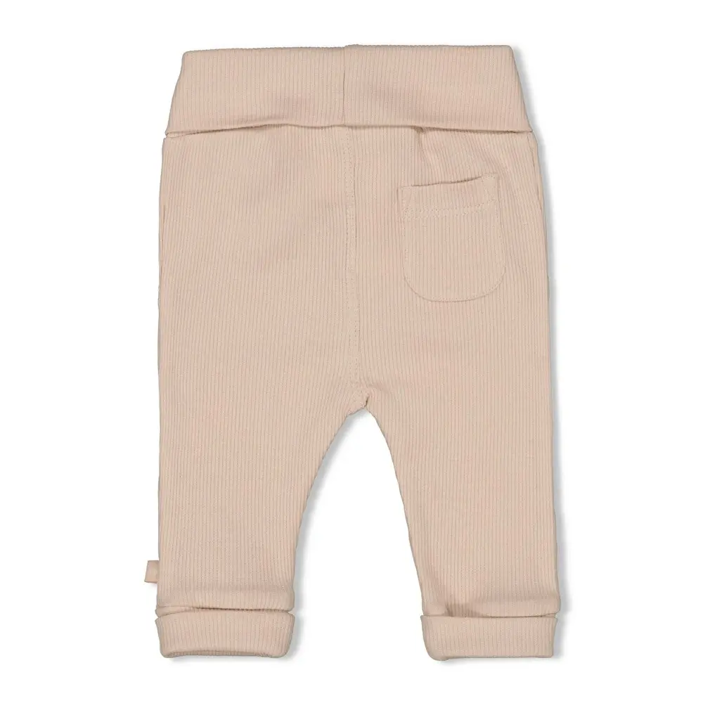 Feetje Babykleding Broek Rib Honey Bear Zand