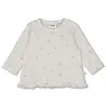 Feetje Babykleding Longsleeve Ruches Crinkle Delicate Flower Offwhite