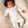 Feetje Babykleding Longsleeve Ruches Crinkle Delicate Flower Offwhite