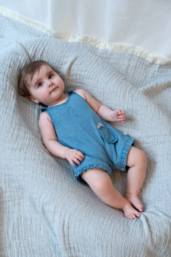 Feetje Babykleding Playsuit Summer Denims Lichtblauw Denim Feetje Babykleding Playsuit Summer Denims Lichtblauw Denim