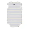 Feetje Babykleding Romper Rib Streep Blue Ocean Blauw