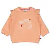 Feetje Babykleding Sweater Relaxed Fit Love Peace Aloha Perzik