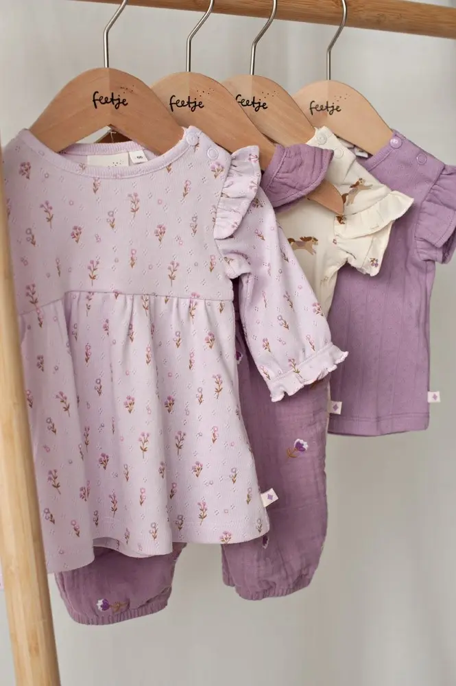 Feetje Babykleding Shirt Flower Ranch Offwhite