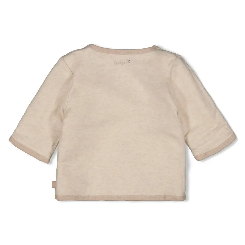 Feetje Babykleding Omkeerbaar Jasje Embroidery Honey Bear Offwhite