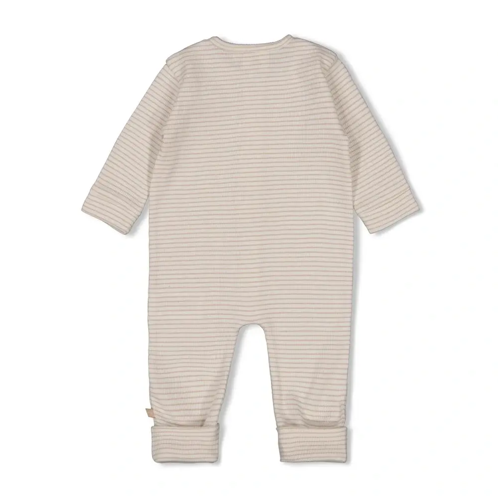 Feetje Babykleding Pakje Omslagvoet Rib Streep Honey Bear Zand