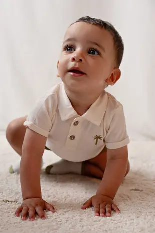 Feetje Babykleding Polo Safari Savage Offwhite