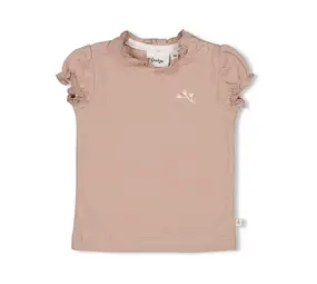 Feetje Babykleding Shirt Delicate Flower Taupe
