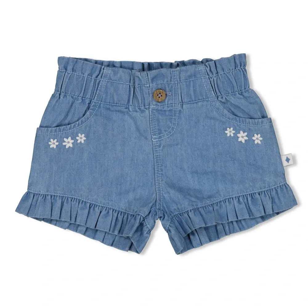 Feetje Babykleding Short Ruches Summer Denims Lichtblauw Denim Feetje Babykleding Short Ruches Summer Denims Lichtblauw Denim