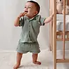 Feetje Babykleding Short Mousseline Summer Woven Zeegroen