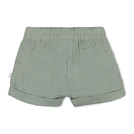 Feetje Babykleding Short Mousseline Summer Woven Zeegroen
