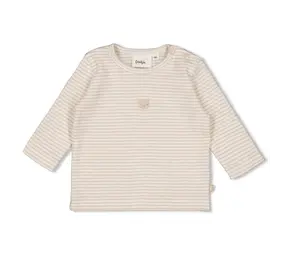Feetje Babykleding Longsleeve Rib Streep Honey Bear Zand Feetje Babykleding Longsleeve Rib Streep Honey Bear Zand