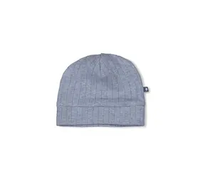 Feetje Babykleding Mutsje Rib Blue Ocean Blauw melange
