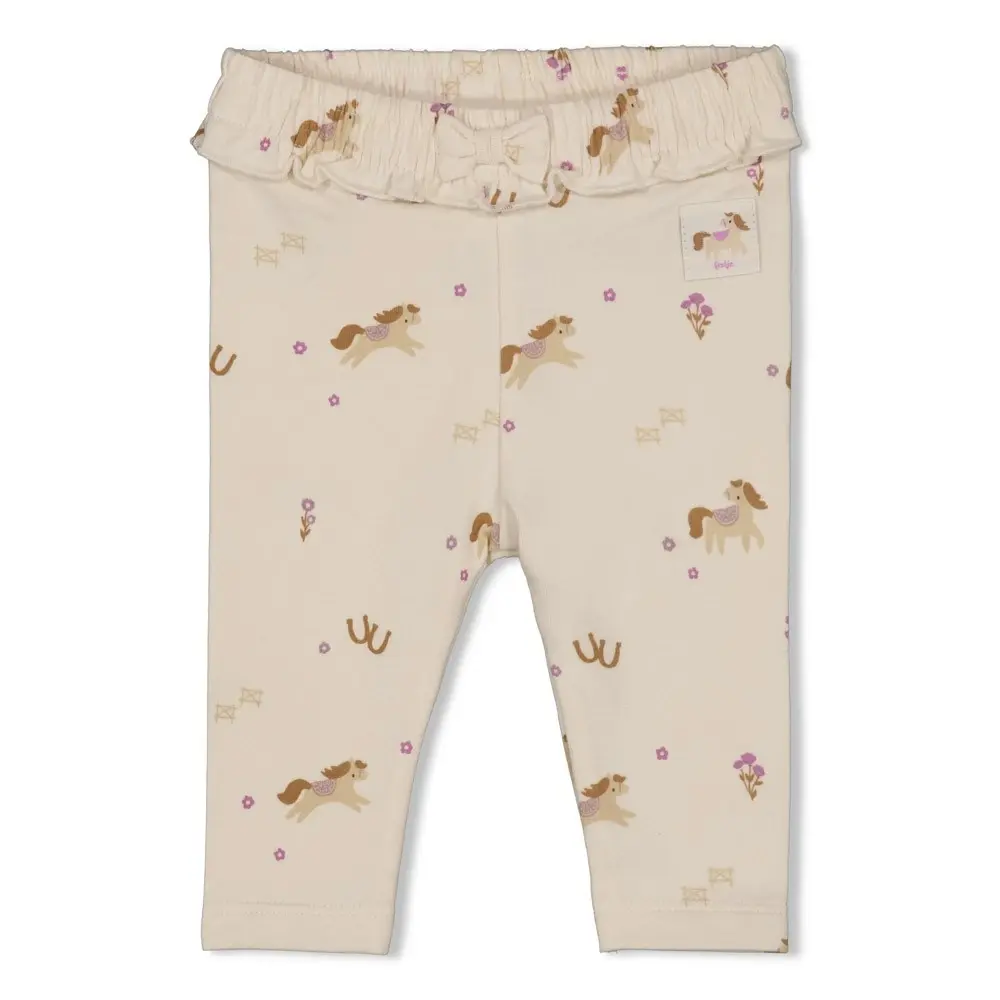 Feetje Babykleding Legging Flower Ranch Offwhite