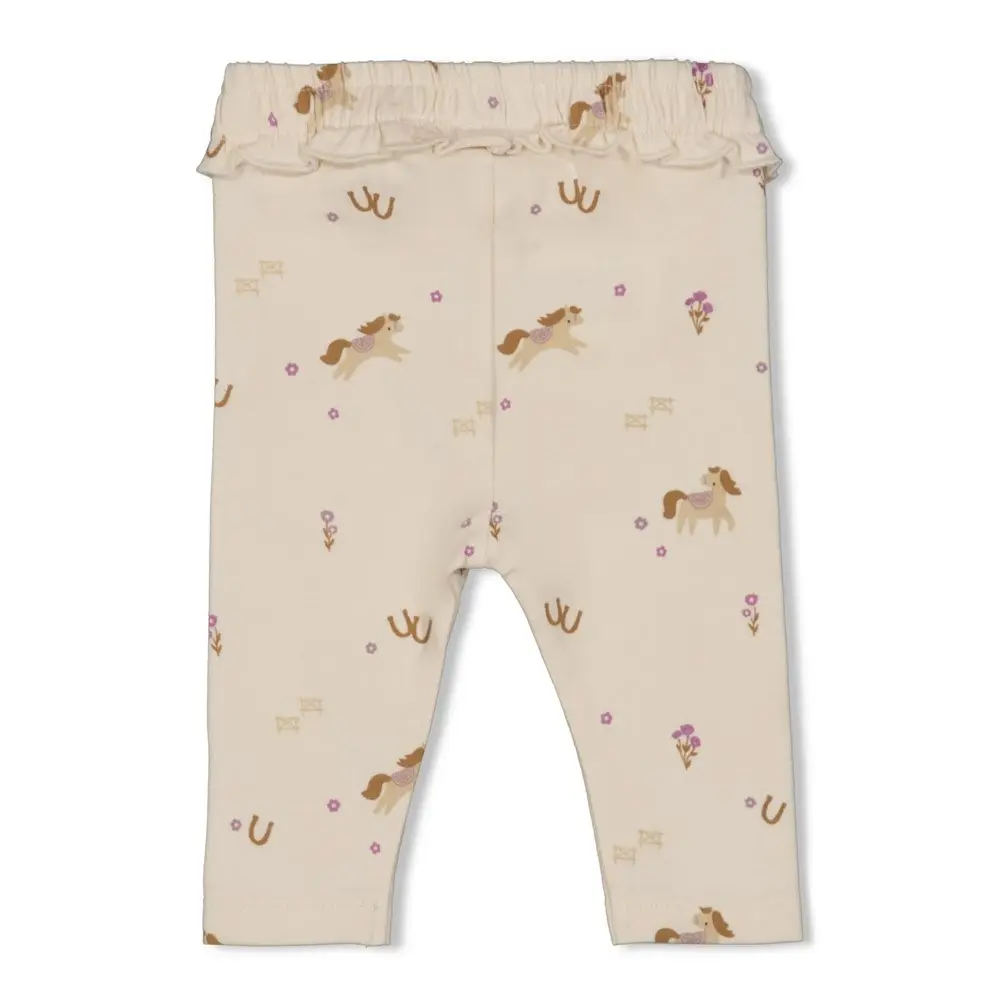 Feetje Babykleding Legging Flower Ranch Offwhite