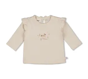Feetje Babykleding Longsleeve Flower Ranch Offwhite