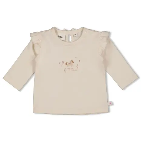Feetje Babykleding Longsleeve Flower Ranch Offwhite