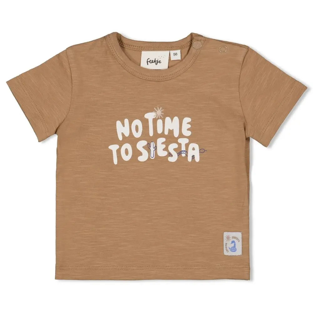 Feetje Babykleding Shirt Sssiesta Camel