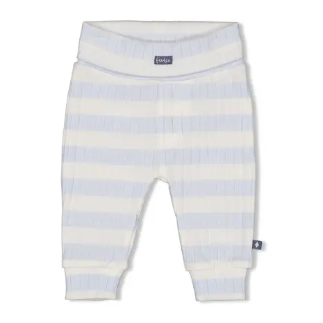 Feetje Babykleding Broek Rib Streep Blue Ocean Blauw