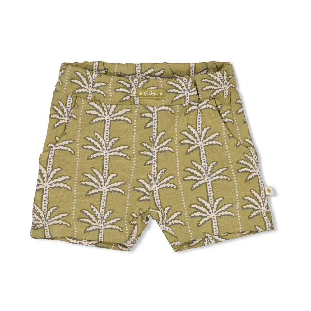 Feetje Babykleding Short Safari Savage Groen