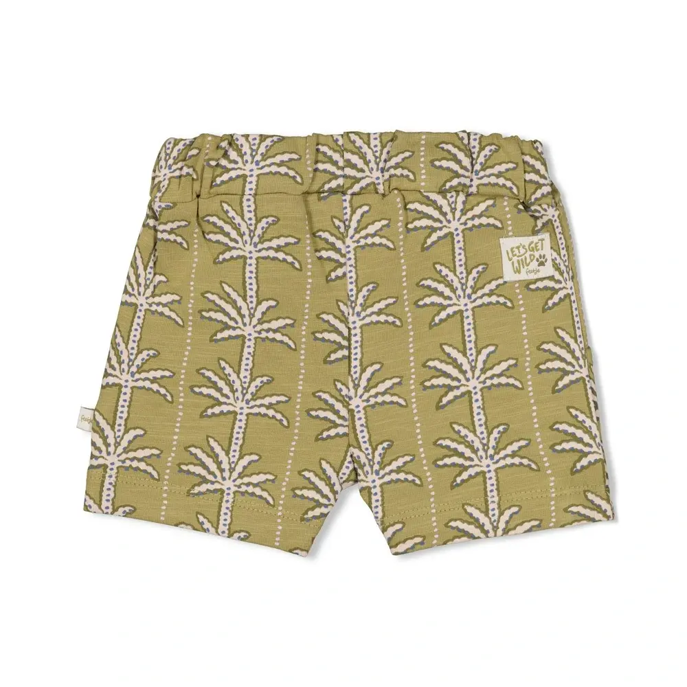 Feetje Babykleding Short Safari Savage Groen
