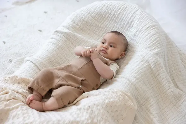 Feetje Babykleding Tuinbroek Kort Sssiesta Camel