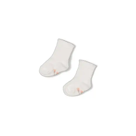 Feetje Babykleding Sokken Delicate Flower Offwhite