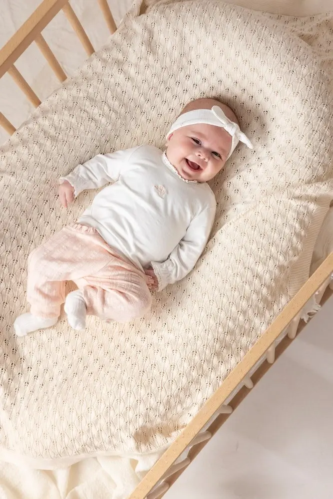 Feetje Babykleding Sokken Delicate Flower Offwhite