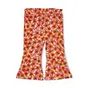 Feetje Babykleding Flare Broek Love Peace Aloha Perzik