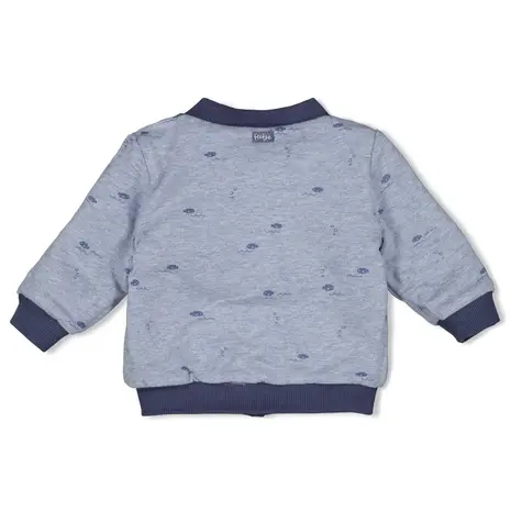 Feetje Babykleding Omkeerbaar Bomberjack Blue Ocean Indigo