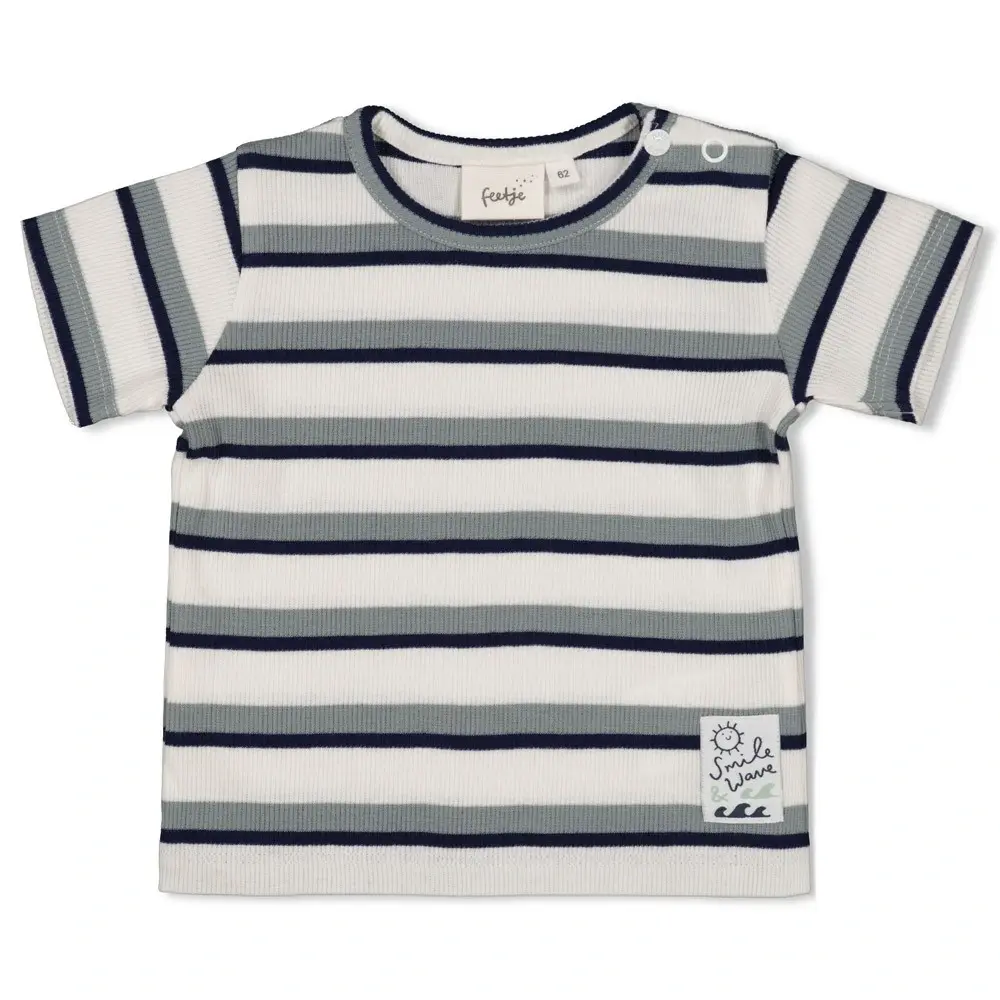 Feetje Babykleding Shirt Rib Streep Summer Denims Offwhite Feetje Babykleding Shirt Rib Streep Summer Denims Offwhite
