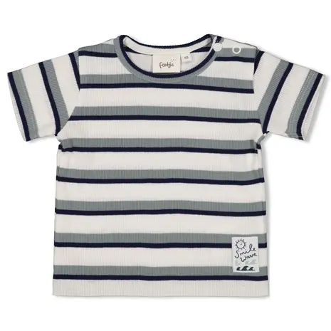Feetje Babykleding Shirt Rib Streep Summer Denims Offwhite Feetje Babykleding Shirt Rib Streep Summer Denims Offwhite