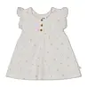 Feetje Babykleding Jurk Crinkle Delicate Flower Offwhite