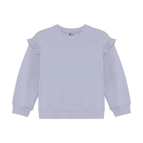 Daily7 Sweater Ruffle Sleeve Icelandic Blue