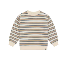 Daily7 Sweater Oversized Big Stripe Sandshell