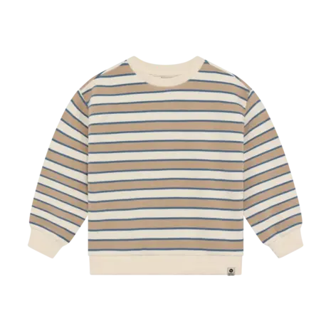 Daily7 Sweater Oversized Big Stripe Sandshell